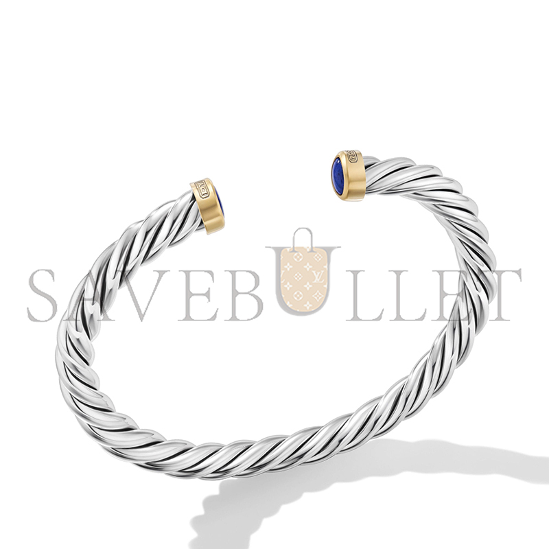 dau1d Yvrm*n cable cuff bracelet 6mm 203053